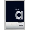 Cornice Nielsen in alluminio Alpha 10x15 cm argento opaco