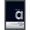 Cornice Nielsen in alluminio Alpha 10x15 cm grigio scuro lucido