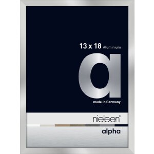 Cornice Nielsen in alluminio Alpha 13x18 cm argento
