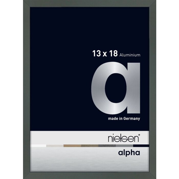Cornice Nielsen in alluminio Alpha 13x18 cm platino