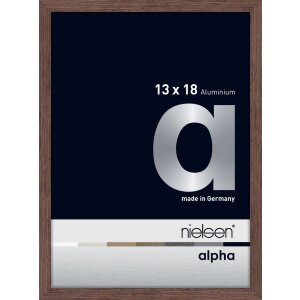 Nielsen Cornice in alluminio Alpha 13x18 cm wengé...