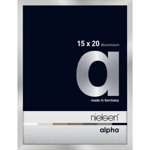 Cornice Nielsen in alluminio Alpha 15x20 cm argento