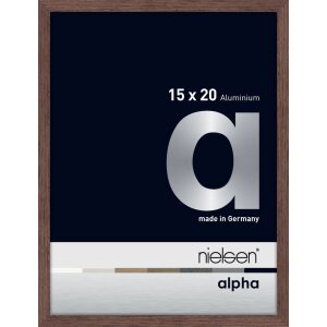 Nielsen Cornice in alluminio Alpha 15x20 cm wengé...
