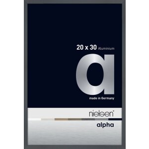 Cornice Nielsen in alluminio Alpha 20x30 cm grigio scuro...