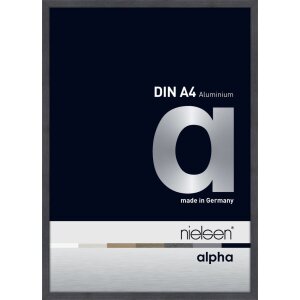 Cornice Nielsen in alluminio Alpha 21x29,7 cm grigio