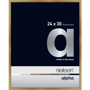 Nielsen Cornice in alluminio Alpha 24x30 cm ambra spazzolata