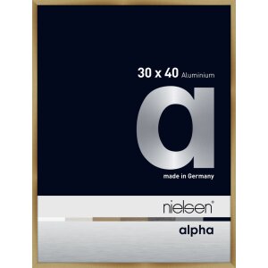 Nielsen Cornice in alluminio Alpha 30x40 cm ambra spazzolata