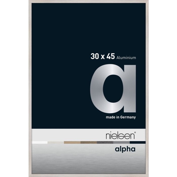 Nielsen Cornice in alluminio Alpha 30x45 cm rovere bianco
