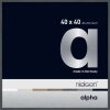 Cornice Nielsen in alluminio Alpha 40x40 cm grigio scuro lucido