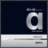 Cornice Nielsen in alluminio Alpha 40x40 cm Grigio