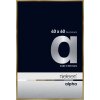 Cornice Nielsen in alluminio Alpha 40x60 cm ambra spazzolata