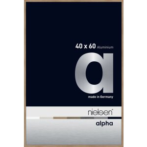 Cornice Nielsen in alluminio Alpha 40x60 cm rovere
