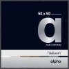 Cornice Nielsen in alluminio Alpha 50x50 cm grigio