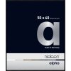Cornice Nielsen in alluminio Alpha 50x60 cm anodizzato nero opaco
