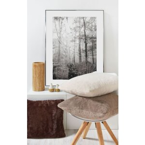Cornice Nielsen in alluminio Alpha 59,4x84,1 cm anodizzato nero lucido