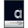 Cornice Nielsen in alluminio Alpha 59,4x84,1 cm anodizzato nero lucido