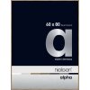 Cornice Nielsen in alluminio Alpha 60x80 cm rovere