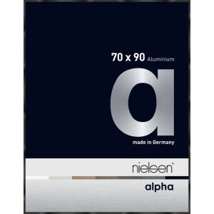 Cornice Nielsen in alluminio Alpha 70x90 cm anodizzato...
