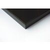 Cornice Nielsen in alluminio Alpha 70x90 cm anodizzato nero opaco