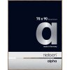 Cornice Nielsen in alluminio Alpha 70x90 cm rovere