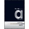 Cornice Nielsen in alluminio Alpha 70x100 cm anodizzato nero lucido