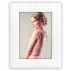 Portafoto Liegi 10x15 cm bianco