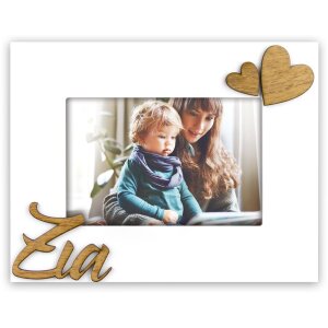 Portafoto Zia 10x15 cm bianco (zia spagnola)