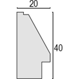 Cornice ZEP Scott 30x40 cm grigio