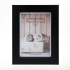 ZEP Cornice in legno Nelson 30X45 cm nero