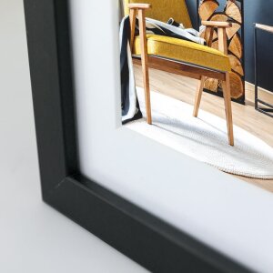 Cornice Niki 20x20 cm nero