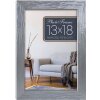 Cornice di legno Lienz 30x45 cm argento