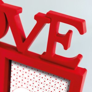 ZEP Cornice doppia Madeira 2 foto 10x15 cm rosso Amore