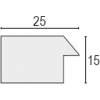 Cornice Quentin 20x30 cm marrone