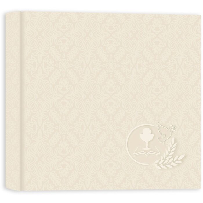 ZEP Album fotografico per comunione 31x31 cm beige 40 pagine bianche