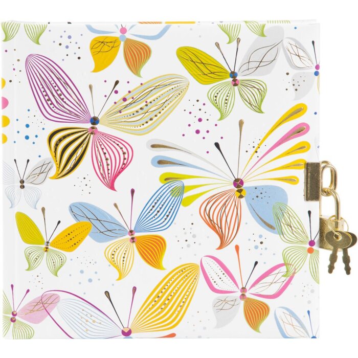 Diario Farfalle virtuali 16,5x16,5 cm