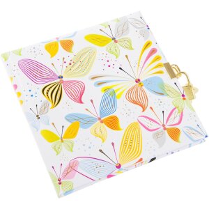 Diario Farfalle virtuali 16,5x16,5 cm