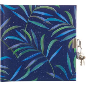 Diario Tropical Blue 16,5x16,5 cm