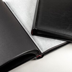 Walther Album fotografico Deluxe 28x30,5 cm nero 50 pagine nere