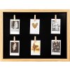 Cornice multipla in legno MDF Adventure 40x30 cm natura
