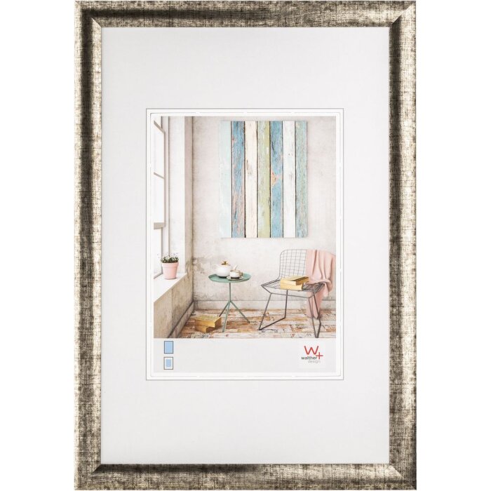 Cornice in plastica Trendstyle 13x18 cm antracite-nero