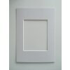 Galleria passepartout 30x40 cm grigio per DIN A4