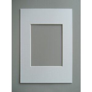 Galleria passepartout 24x30 cm bianco neve per 18x24 cm