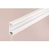 Set di binari per galleria in alluminio, 1 m, bianco