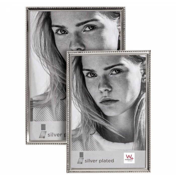 Portafoto Cosima da 10x15 cm a 15x20 cm argento lucido