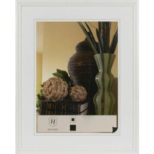 Henzo Cornice in legno Artos 40x60 cm bianco