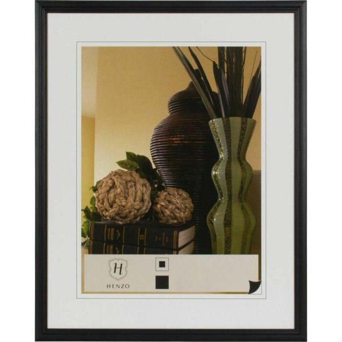 Cornice Henzo in legno Artos 40x60 cm nero