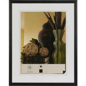 Cornice Henzo in legno Artos 40x60 cm nero