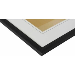 Cornice Henzo in legno Artos 40x60 cm nero