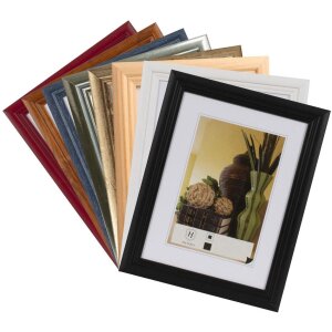 Cornice Henzo in legno Artos 40x60 cm nero