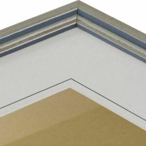 Henzo Cornice in legno Artos 40x60 cm argento